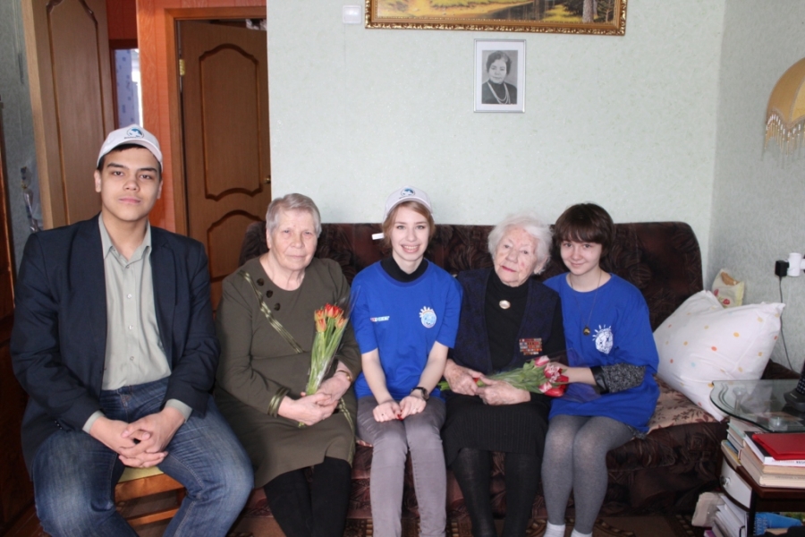 Волонтеры Альметьевска в гостях у почетного гражданина города
